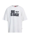Diesel T-boxt-back Cotton T-shirt In White