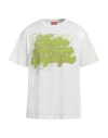 Diesel Man T-shirt White Size L Cotton In White