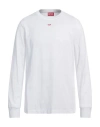 Diesel Long-sleeve T-shirt With D Patch In White