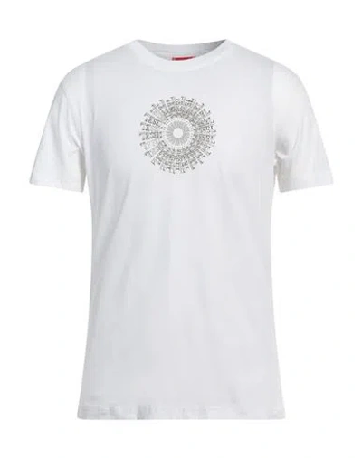 Diesel Man T-shirt White Size M Cotton