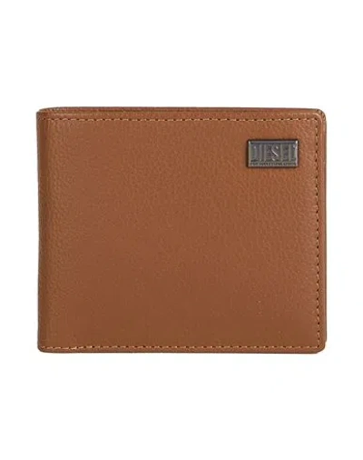 Diesel Man Wallet Brown Size - Leather