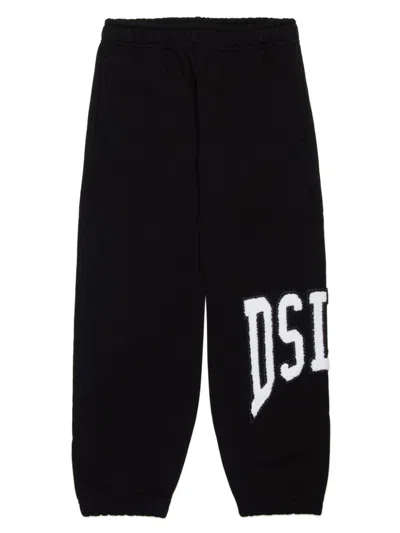 Diesel Kids' Marchi Track Pants In Black