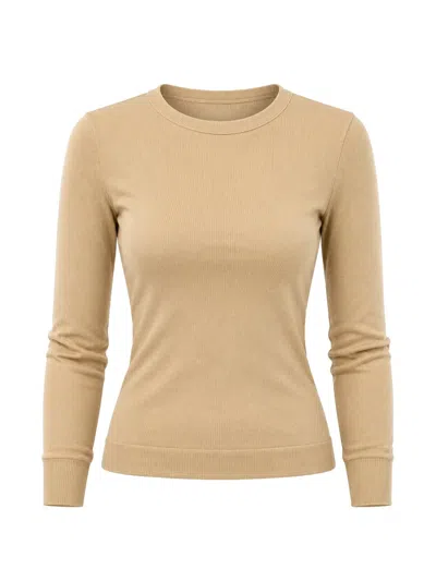 Diesel M-arianne-new Lightweight Sweater In Nude
