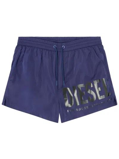 Diesel Mario-34-d-core Swim Shorts In 蓝色