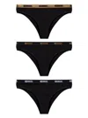 Diesel Marta-gft Briefs (pack Of Three) In Black