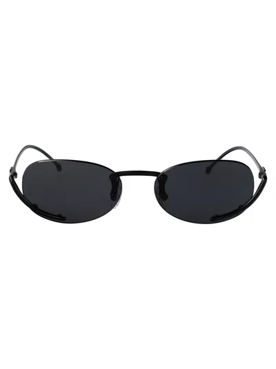Diesel Matte Black Metal Sunglasses