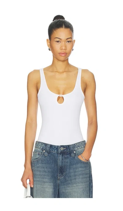 Diesel Maura Denim Bodysuit In White