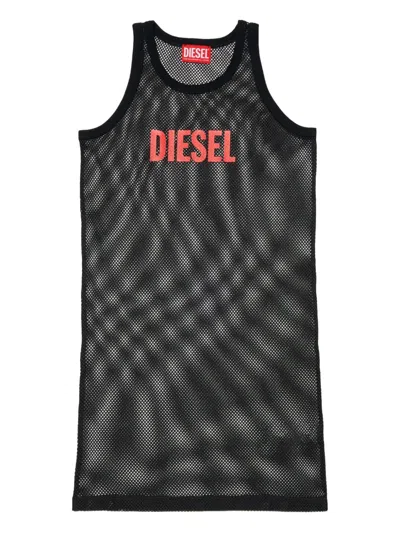 Diesel Kids' Mcurts Beach Dress In Black