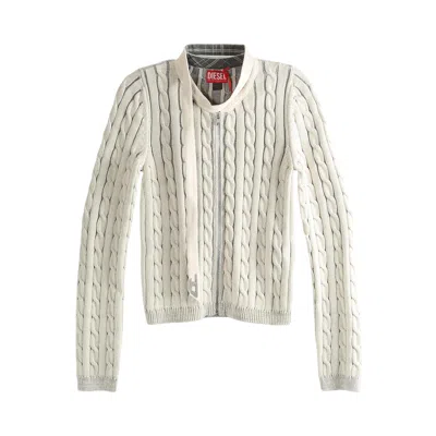 Pre-owned Diesel M-danae Long-sleeve Top 'grey' | Women's Size S In Gray