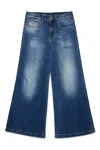 Diesel Wide-legged Jeans In Blue