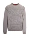 Diesel Medium Grey Crew Neck Sweatshirt In Grey