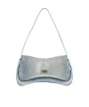 Diesel Medium-sized Denim Tote Bag In Blue
