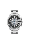 Diesel Mega Chief Slim Stainless Steel Watch In Black