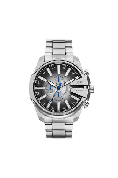 Diesel Mega Chief Slim Stainless Steel Watch In Black