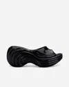 Diesel Black Melissa Edition Quantum Platform Heeled Sandals In Black