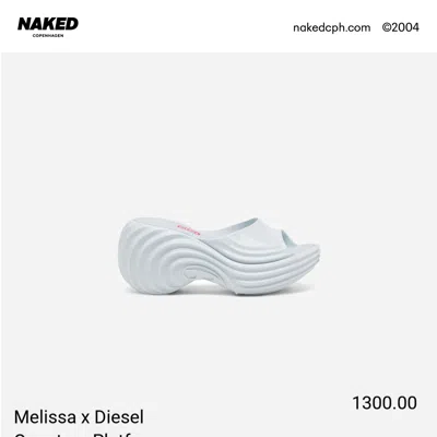 Diesel X Melissa Quantum Platform Sandals In White