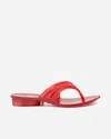 Diesel Sculptural Flip-flops In Melflex In Red