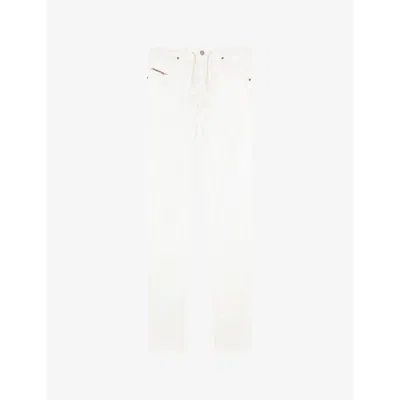 Diesel Mens 100 2032 D-krooley Straight-leg Tie-waist Stretch-denim Jeans