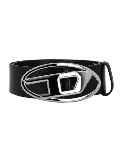 Diesel Men's 100% Pmu Belt In Nero
