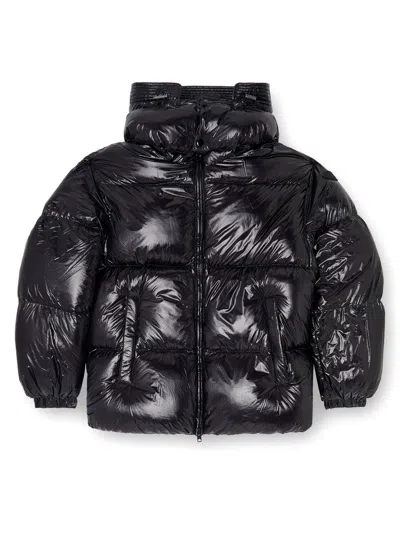 Diesel Men's 100% Polyamide Coat For Fall/winter 2026 (fw26) In Nero