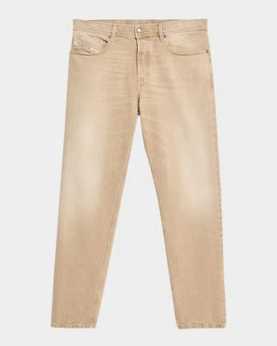 Diesel Men's 2023 D-finitive Faded Five-pocket Pants In Neutral