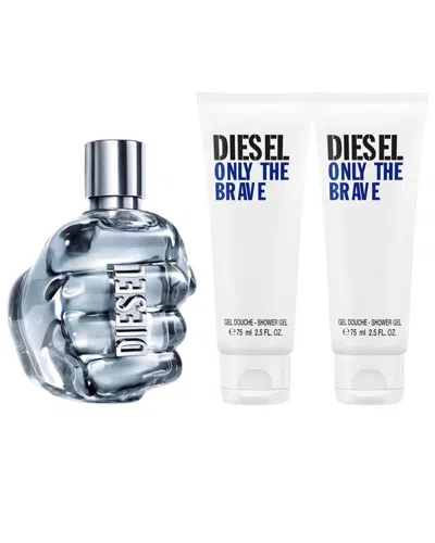 Diesel Men's 2.5oz Only The Brave 3pc Set In Transparent