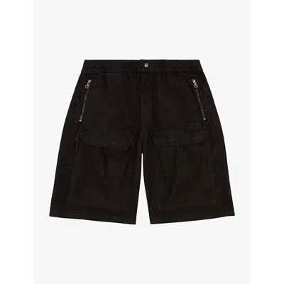 Diesel P-beeck Cotton Shorts In 9xx