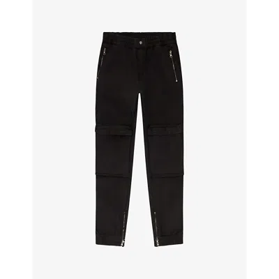 DIESEL MENS DIESEL P-BEECK PATCH-POCKET ELASTICATED-WAIST COTTON TROUSERS