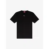 Diesel Mens  T-boxt Logo-embroidered Relaxed-fit Cotton T-shirt In 9xx