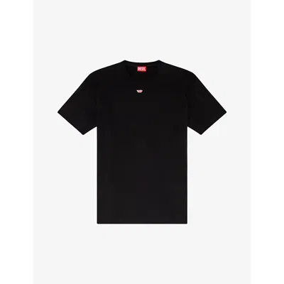 DIESEL MENS DIESEL T-BOXT LOGO-EMBROIDERED RELAXED-FIT COTTON T-SHIRT