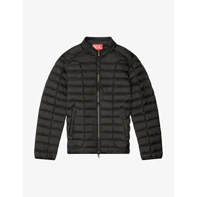 Diesel Mens 9xx W-pilot Regular-fit Quilted Puffer Jacket