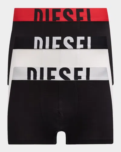 Diesel Men & Apos;s Damien D-pop Stretch 3-pack Boxer Briefs In Multi