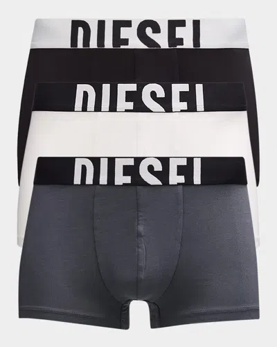 Diesel Men & Apos;s Damien D-pop Stretch 3-pack Boxer Briefs In Multi