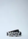 Diesel Men B-graffiti Belt In Gray