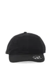 Diesel Cappello Da Baseball C-plak In Black