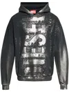 Diesel Men's Classic Logo Hoodie In Black
