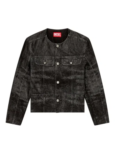 DIESEL DIESEL MEN D-ABERDEEN DENIM JACKET