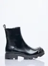 Diesel D-hammer Zip D Denim Ankle Boots In Black