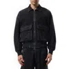 Diesel Jacket In Batavia-weave Denim In Black
