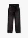 Diesel Relaxed Fit Wide Leg Trousers With Pockets In Black
