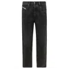 Diesel 1980 D-eeper Trousers Belt Loops In Black