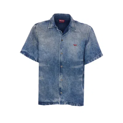 Diesel D-nabil-fsg Shirt In Blue