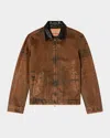 Diesel Brown D-rohe-s Denim Jacket In Brown