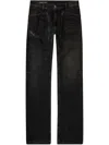 Diesel Wide-leg Trousers With Pockets And Belt Loops