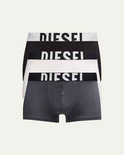 Diesel Men & Apos;s Damien D-pop Stretch 3-pack Boxer Briefs In Multi