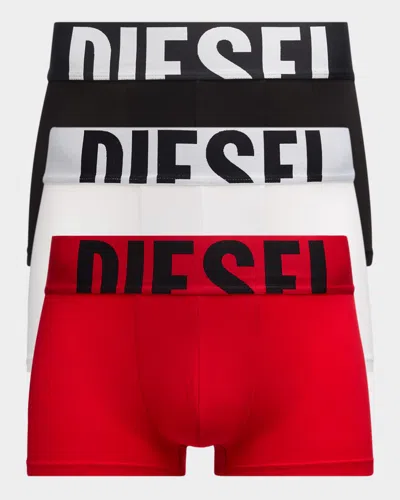 Diesel Men's Damien Multicolor Dpop 3-pack Boxer Briefs