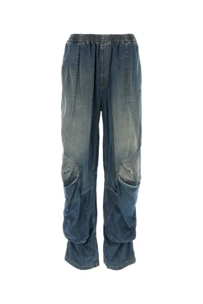 Diesel Men Denim Jeans In Blue