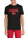 Diesel Men's Diegor Logo Graphic Tee In Deep Black