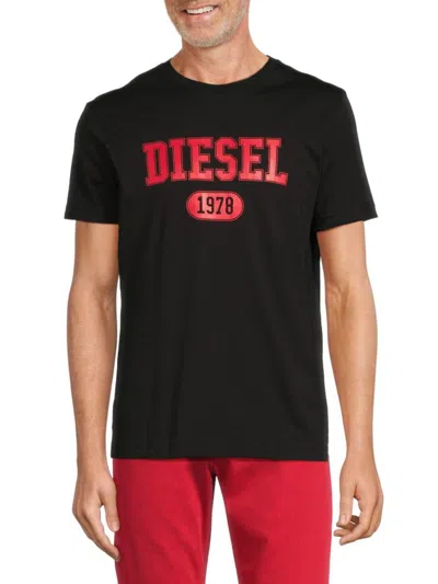 Diesel Men's Diegor Logo Graphic Tee In Black