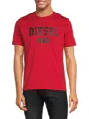 Diesel Men's Diegor Logo Graphic Tee In Red